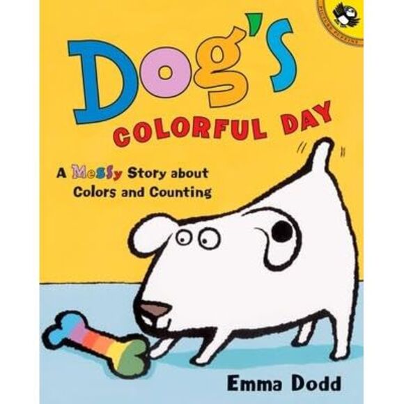 Dog's Colorful Day: A Messy Story about Colors and Counting -- Emma Dodd - Picture 3 of 3